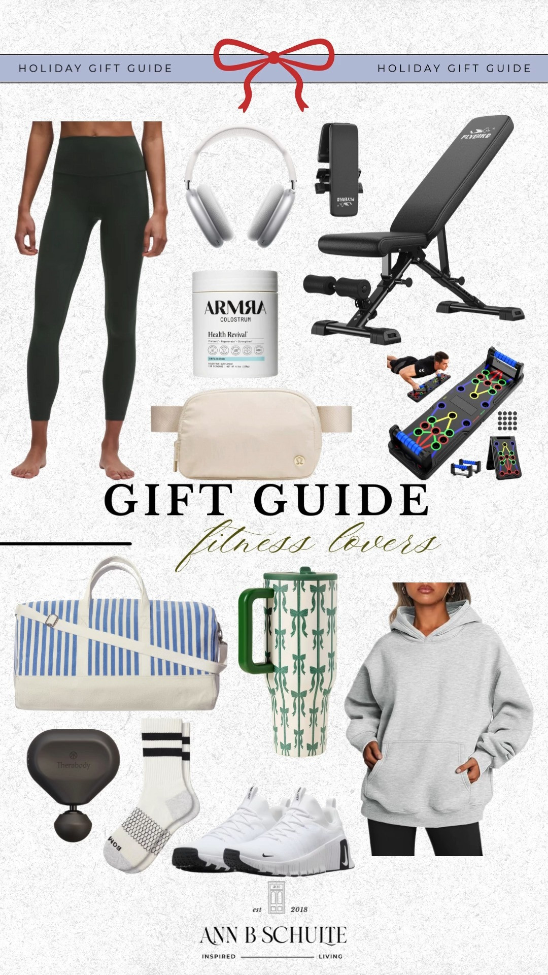 Holiday gifting feels easier when the fitness lovers in your life get something that matches their energy. Rounded up joyful picks to keep their movement fun all season. 🎁✨💪
#holidaygiftguide #fitnessgiftguide #fitnesstips #wellnessgifts #gymgiftideas #fitlifestyle #holidayshopping #giftinspo #activegifts #ltkholiday 

 #LTKGiftGuide #LTKHoliday #LTKSeasonal