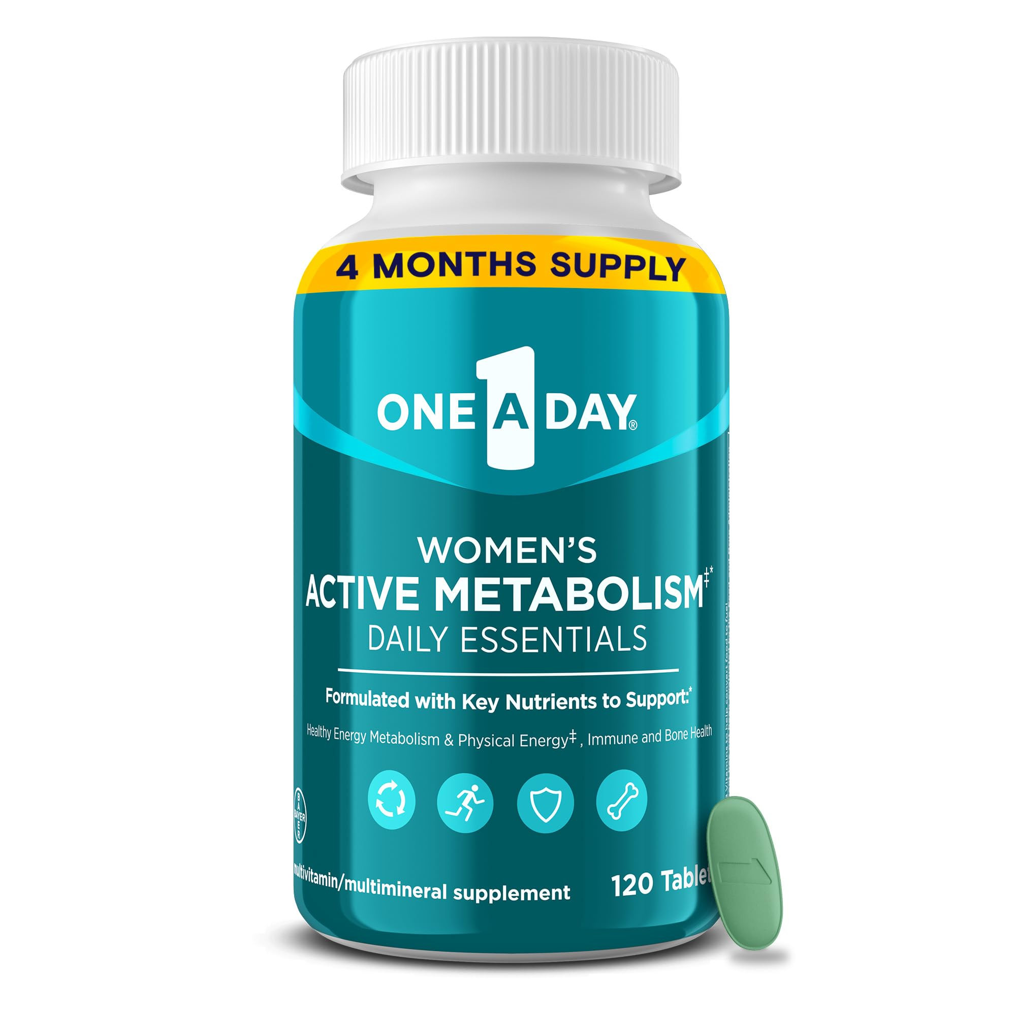 One A Day Women's Active Metabolism Daily Essential, Multivitamin for Women, Metabolism Support, ... | Amazon (US)