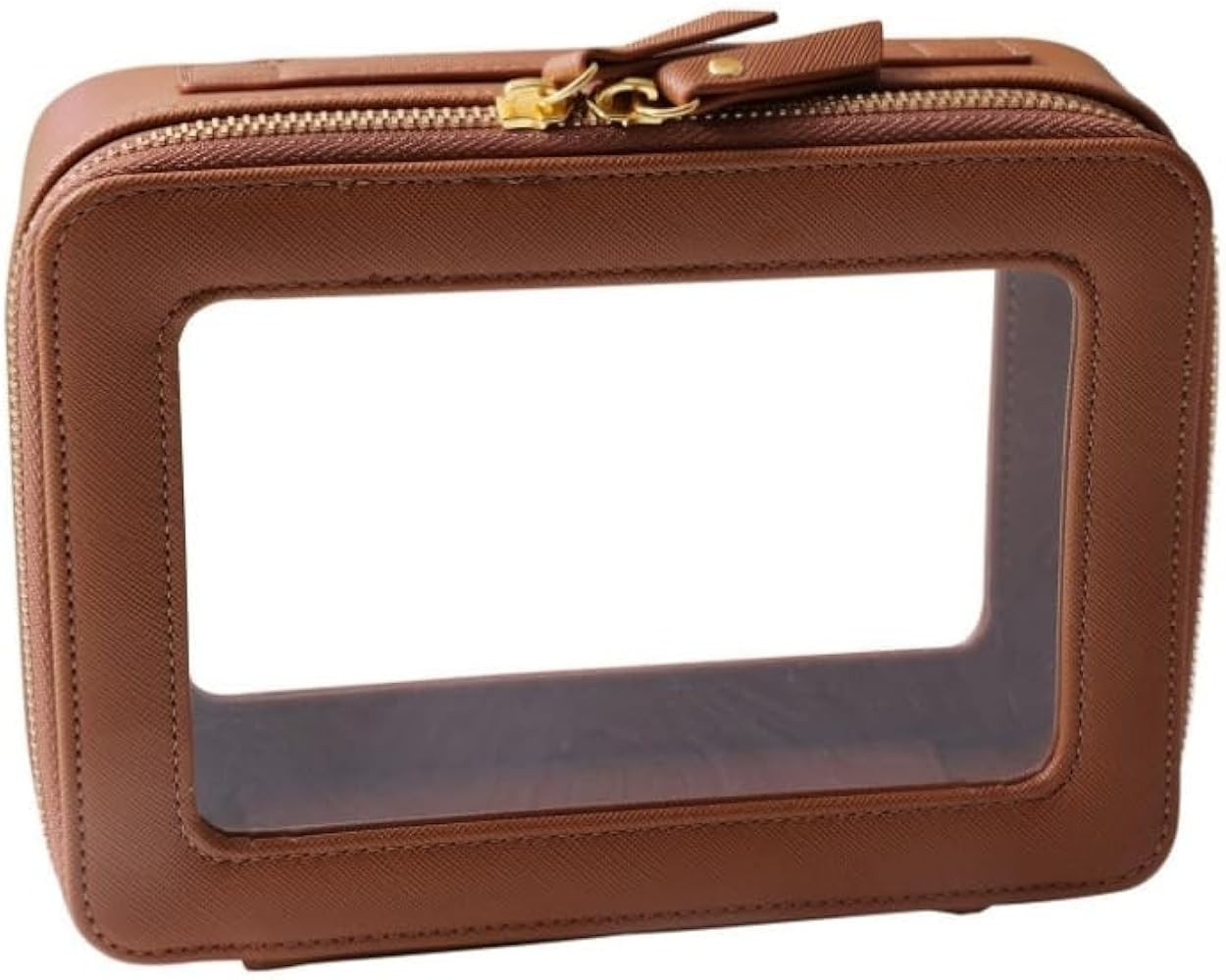 SANHECUN Toiletry bag waterproof cosmetic organizer with handle lagre opening for travelling | Amazon (US)