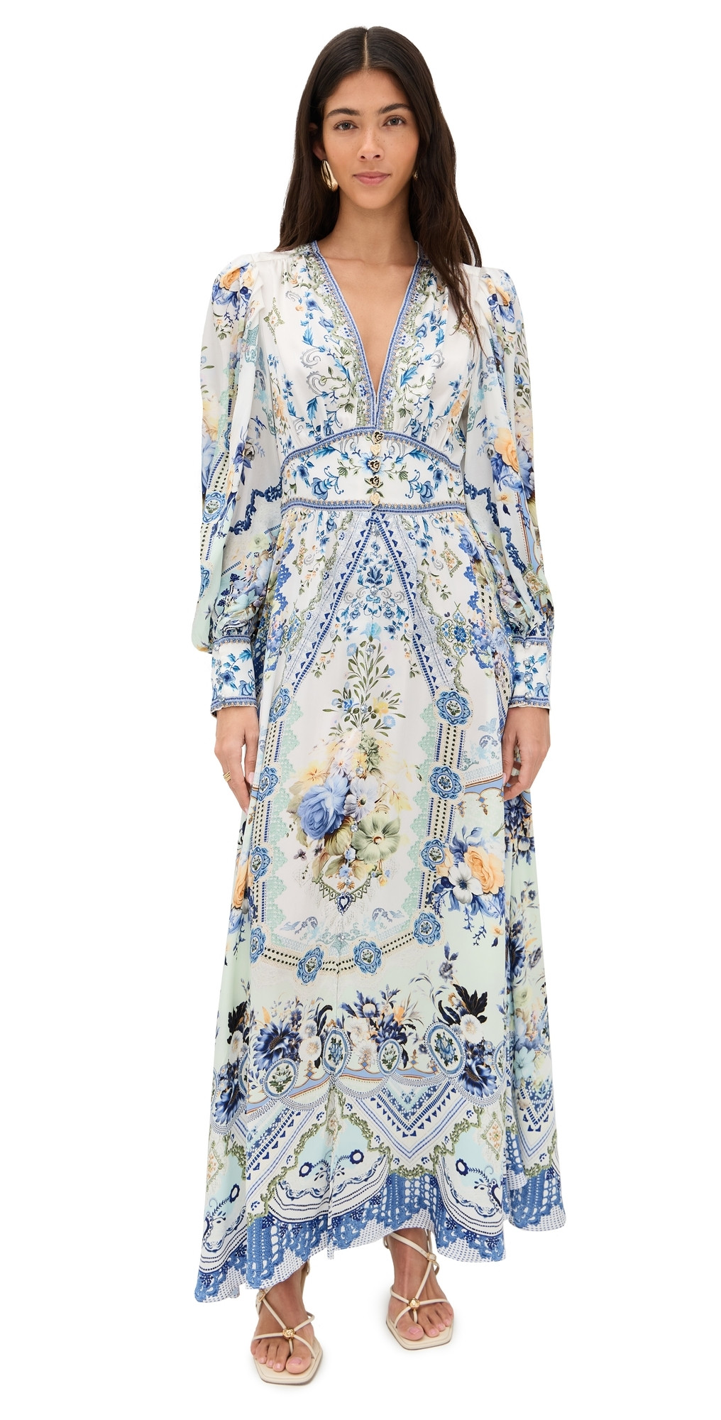 Camilla Shaped Waistband Dress My Homespun Heart S | Shopbop