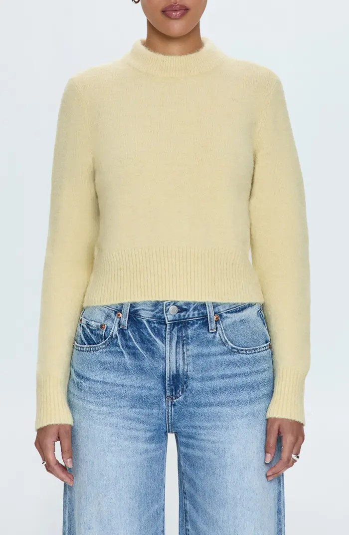 Sara Shrunken Alpaca Blend Sweater | Nordstrom