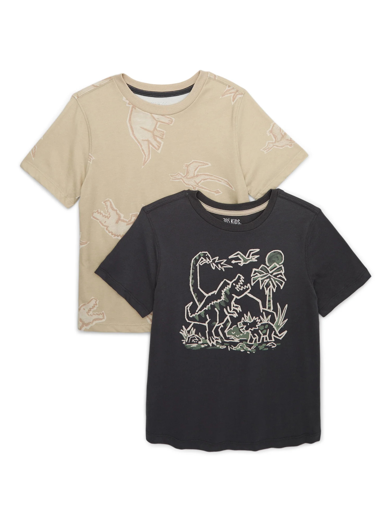 365 Kids From Garanimals Boys Mix and Match Multipack Graphic Tees, 2-Piece, Sizes 4-10 | Walmart (US)