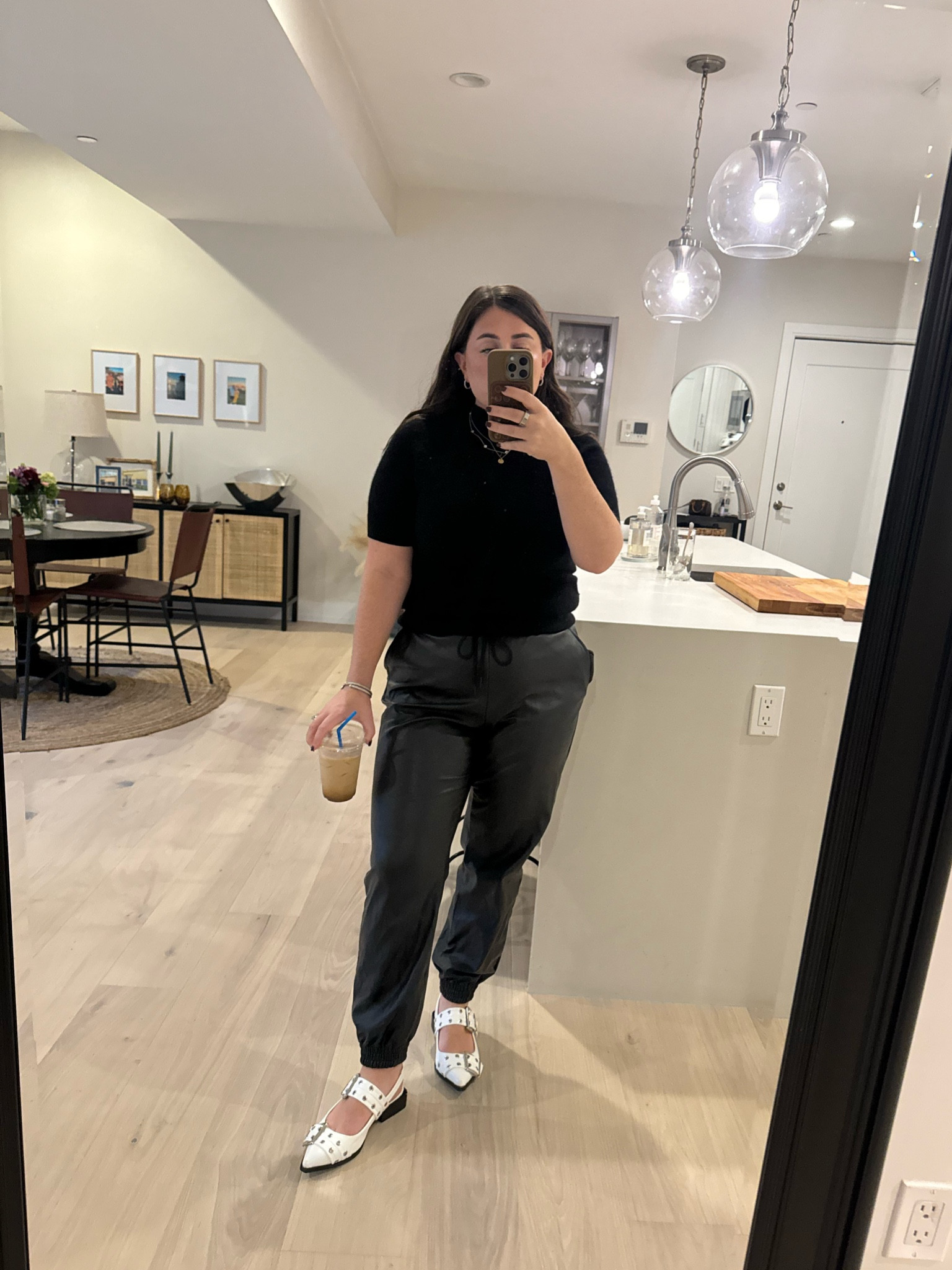 Faux leather pants look for the office! 🖤

#LTKWorkwear #LTKShoeCrush #LTKSeasonal