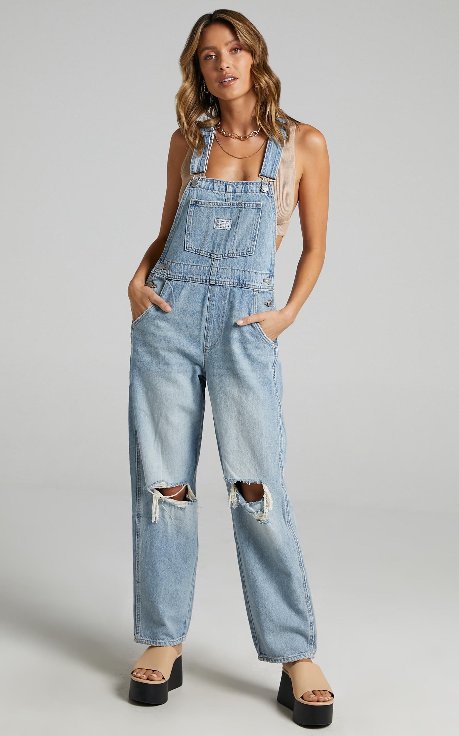 LEVIS - VINTAGE OVERALL IN BRIGHT LIGHT | Showpo - deactived