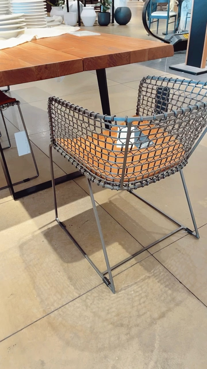 Stopped by #crateandbarrel to check out this chair in person. I think it’s a go for our dining room! 👏🏻 #diningchairs #diningroom 

#LTKhome