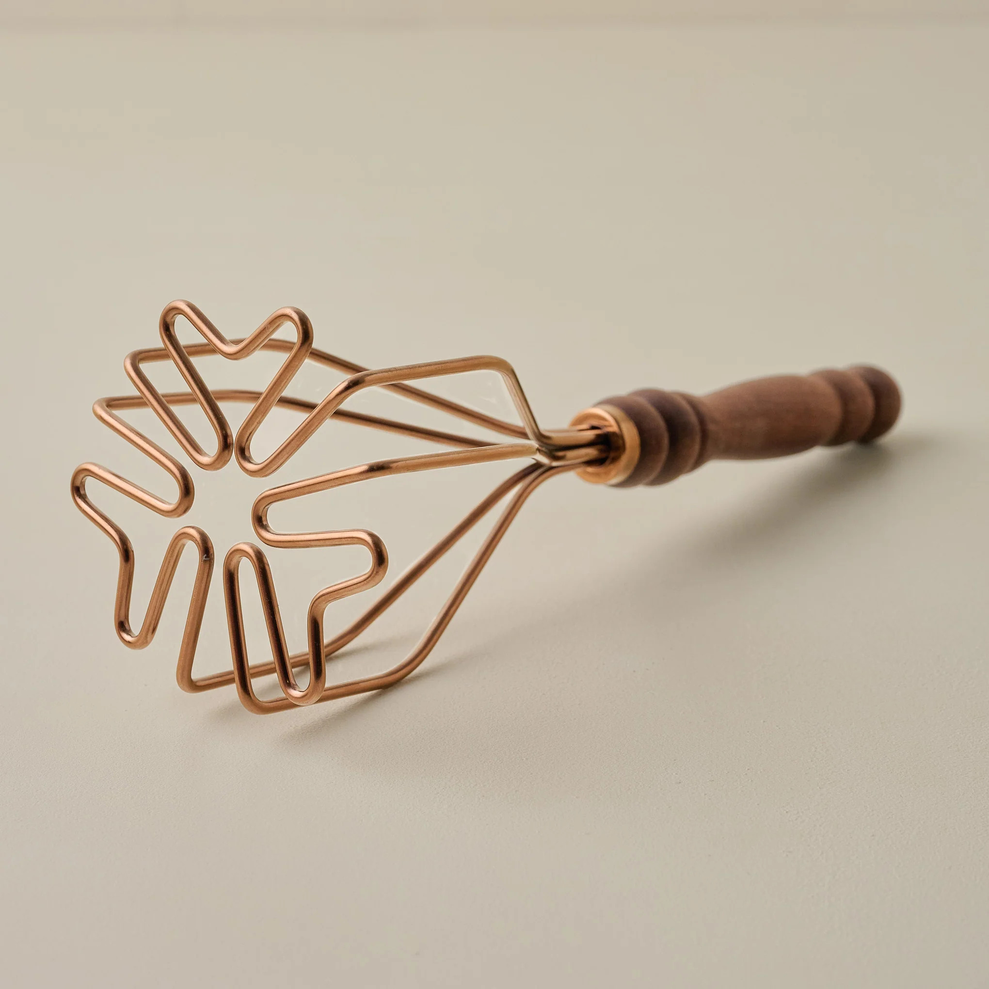 Walnut Handle Copper Potato Masher | Magnolia