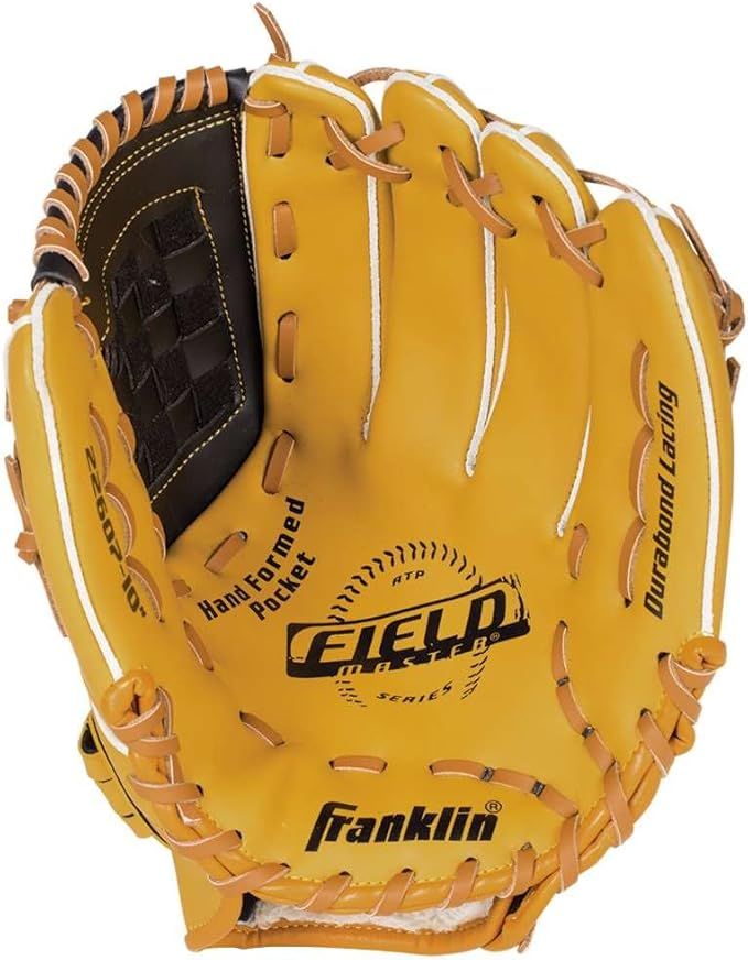 Franklin Sports Baseball + Softball Gloves - Field Master Adult + Youth Baseball + Softball Glove... | Amazon (US)