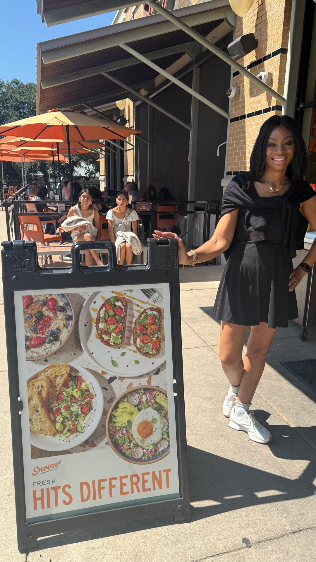 Brunch at Snooze ☀️🍳✨
Kicked off the weekend with one of my favorite brunch spots in San Antonio — Snooze! Loved their shrimp & grits and the sunny patio vibes. 🥂
Tap to shop my comfy brunch outfit and see why it’s perfect for weekend plans. #LTKFinds #BrunchStyle #WeekendVibes

#LTKActive #LTKOver40 #LTKFindsUnder50