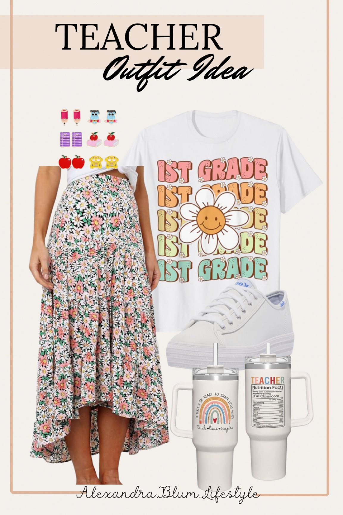 Teacher outfit idea from Amazon!! Cute comfy first day of school outfit for teachers! Elementary teacher outfit idea!

#LTKFindsUnder50 #LTKShoeCrush #LTKBacktoSchool