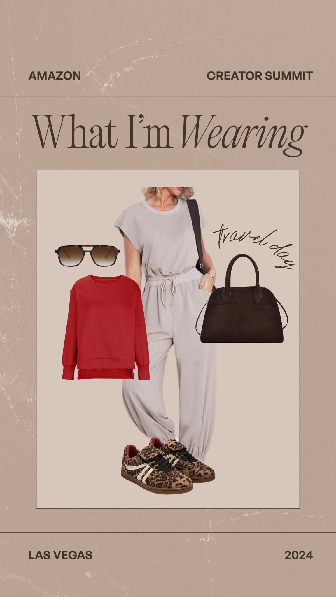 Travel outfit🤍 love this Amazon jumpsuit! I am in a large #amazon #jumpsuit #travelday 

#LTKTravel #LTKMidsize #LTKStyleTip