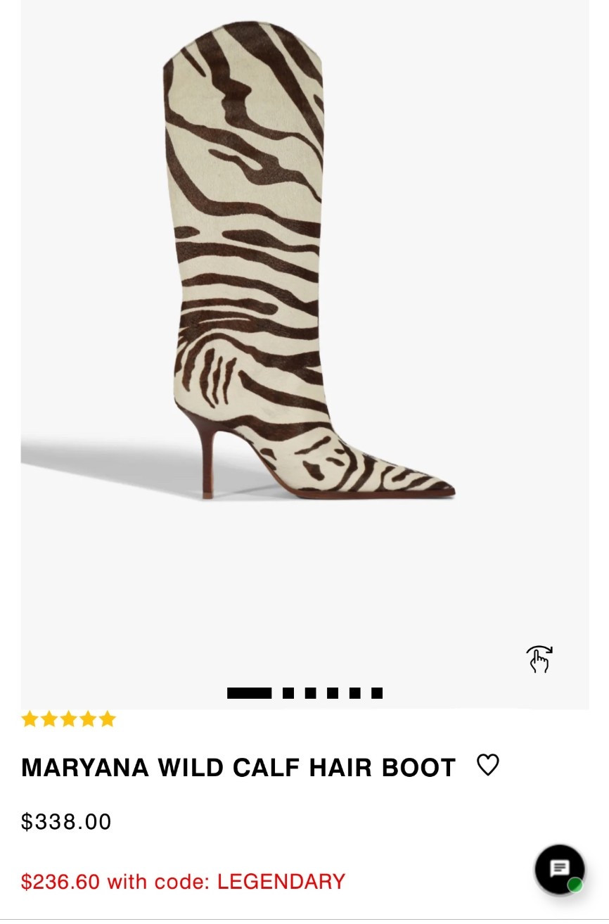 Wow! This boot is so sexy and comfortable nonetheless - love this print and texture!