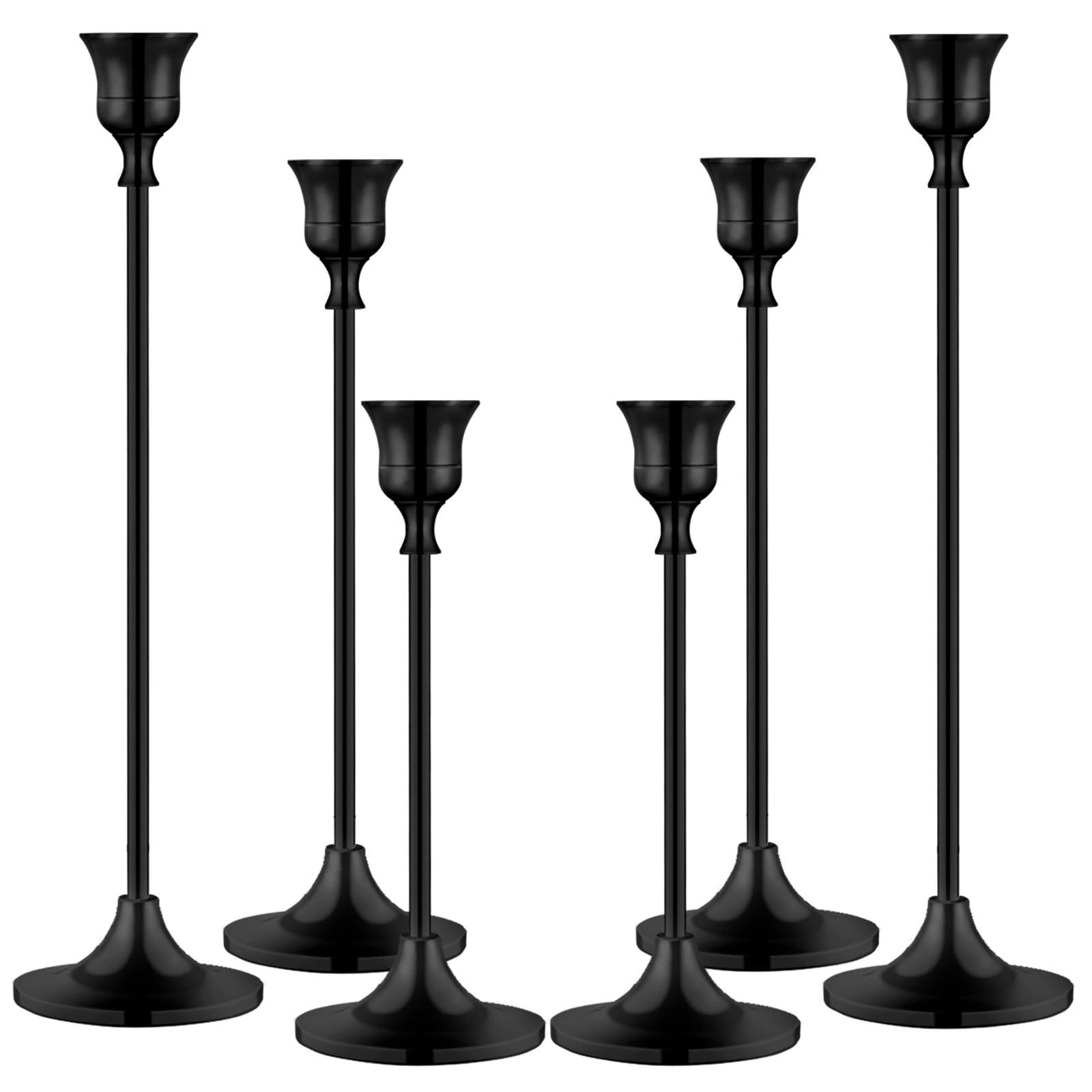 Metal Candle Holders for Candlesticks Taper Candlestick Holders Set Vintage Decorative Centerpiec... | Amazon (US)