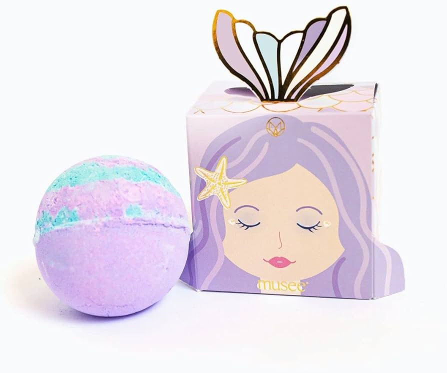 Musee Mermaid 8oz Bath Bomb |Relaxing Aromatherapy Bath Bombs | Gift Set for Women |Easter Gift f... | Amazon (US)