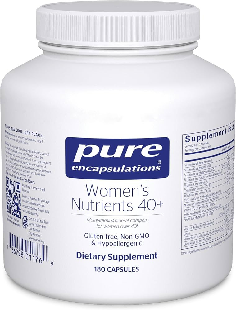 Pure Encapsulations Women's Nutrients 40+ - Multivitamin for Women Over 40 to Support Urinary Tra... | Amazon (US)