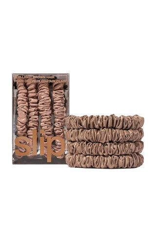 Skinny Scrunchies 4 Pack In Light Brown
                    
                    slip | Revolve Clothing (Global)