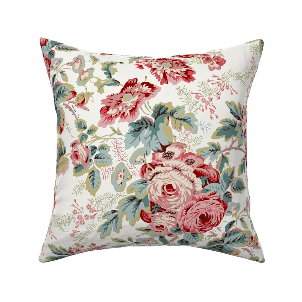 English Chintz Sarah 2 Throw Pillow | Spoonflower | Spoonflower