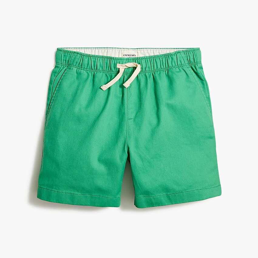 Boys' drawstring twill dock short | J.Crew Factory