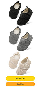 Scurtain Toddler Warm Winter House Slippers Baby Boys Girls Indoor Home Slippers Cozy Lightweight... | Amazon (US)