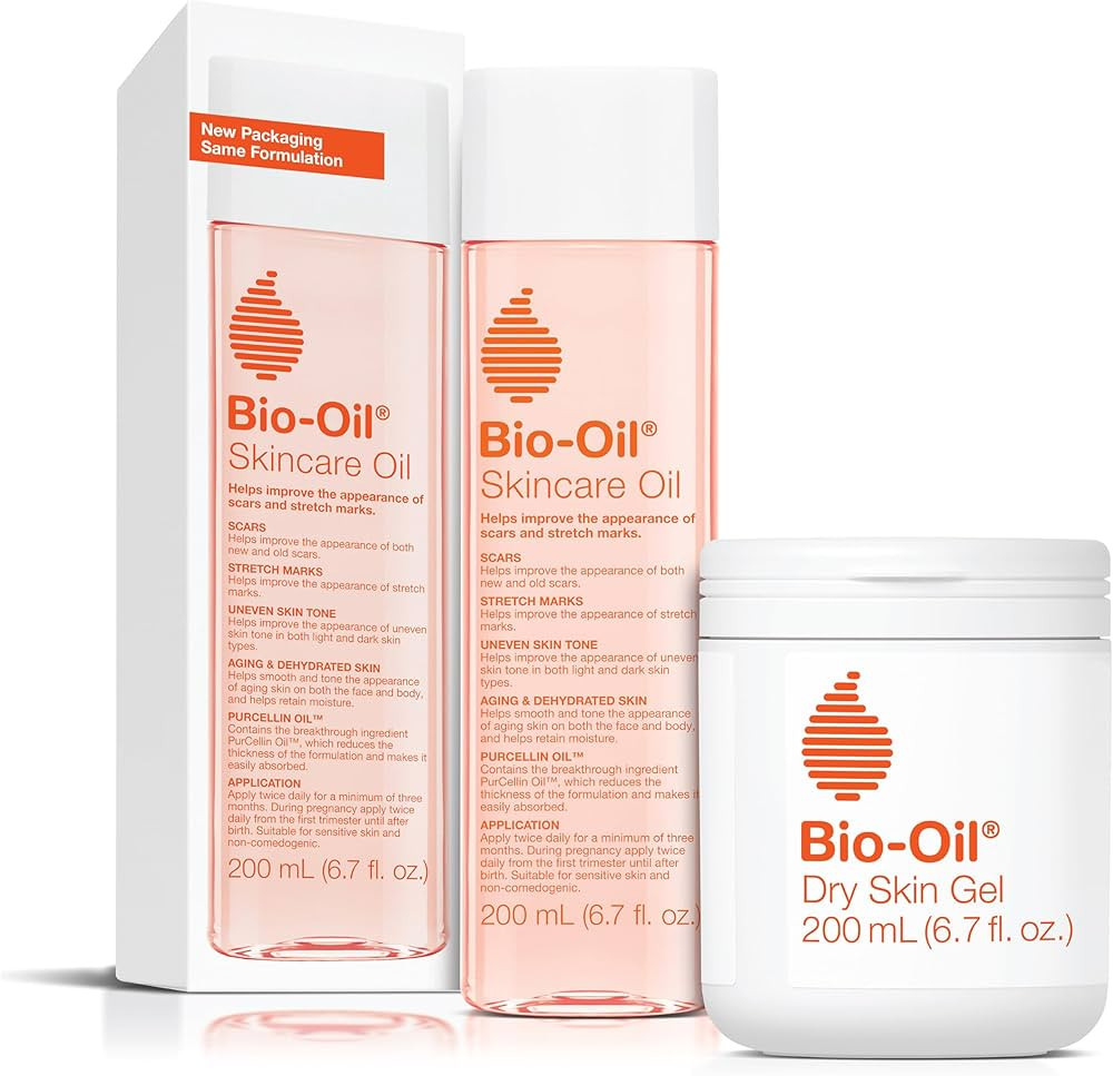 Bio-Oil Skincare Oil Body Oil with Bio-Oil Dry Skin Gel, Full Body Skin Moisturizer | Amazon (US)