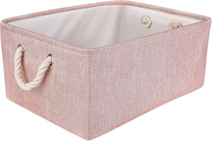 Gladpaws Storage Basket Bin, Small Fabric Baskets for Organizing with Handles for Gift Empty, Col... | Amazon (US)