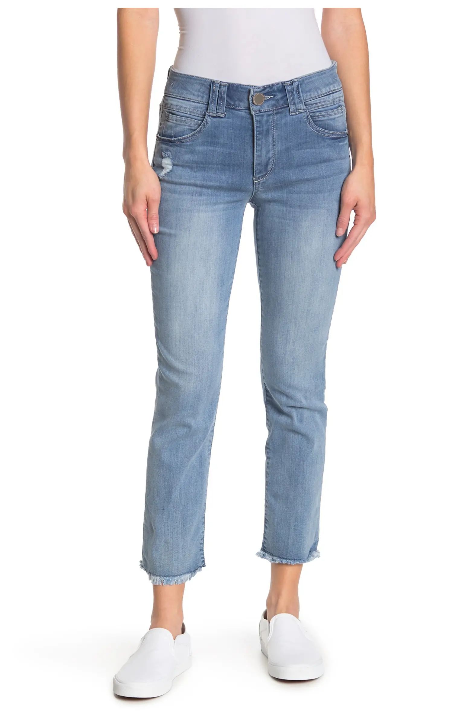 Luxe Touch Ab Technology High Waist Crop Ankle Jeans | Nordstrom Rack