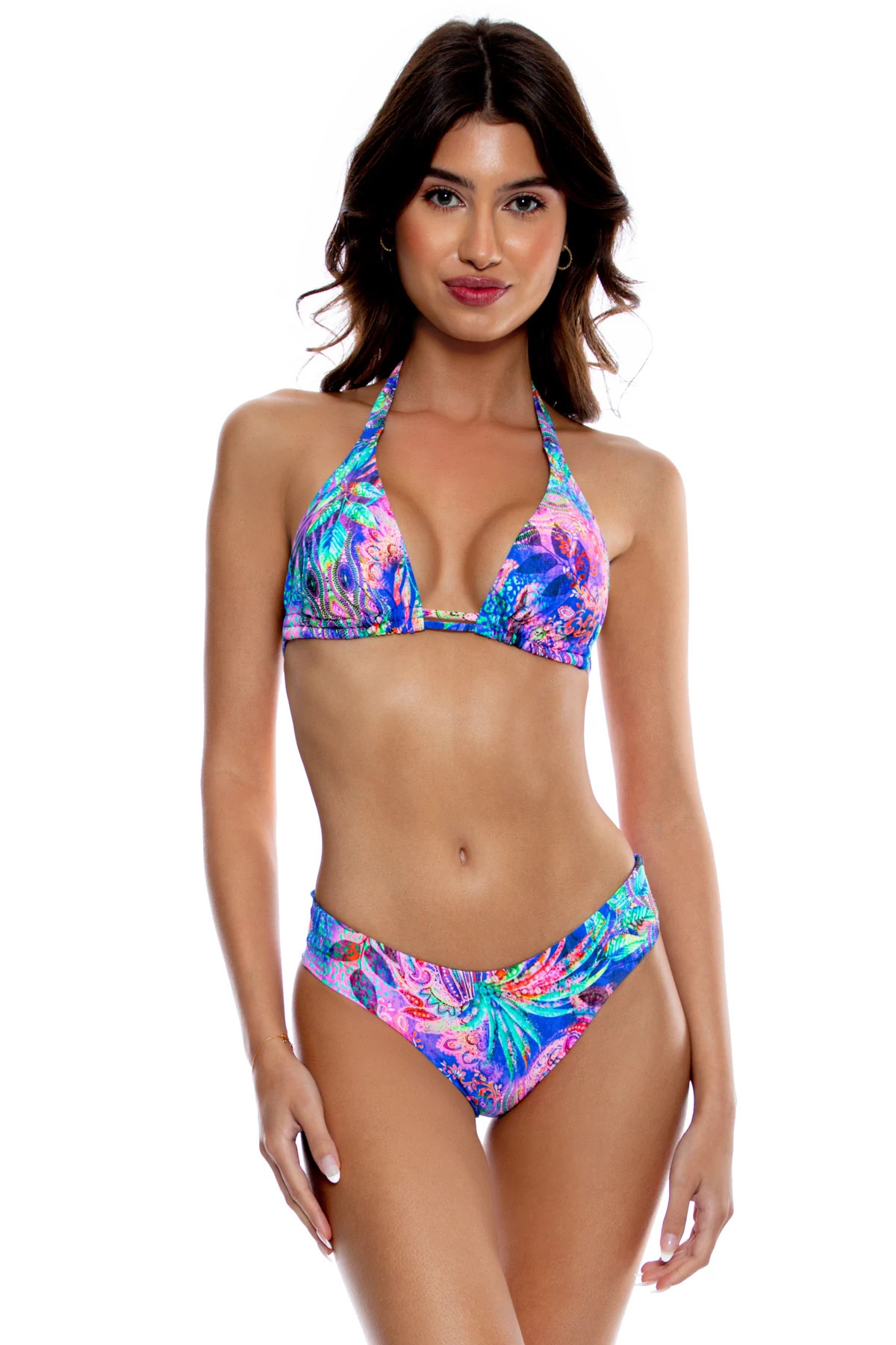 Jungle Fever Sliding Triangle Halter Bikini Top | Everything But Water