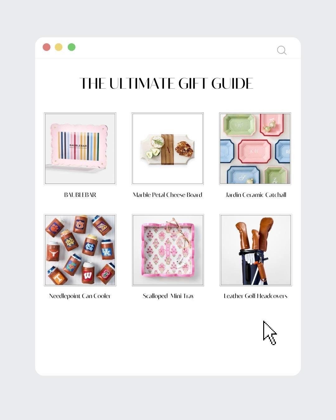 Looking for the perfect gift but don't know where to start? 🎁✨

I put together my Ultimate Gift Guide to make shopping so much easier! Whether you're shopping for her, him, newlyweds, birthdays, graduations, anniversaries, holidays, or just because, I've rounded up some of my favorite gift ideas all in one place.

No more endless scrolling—I did the work for you! 🩵 From practical favorites to unique finds, there's something for everyone on your list.

✨ Save this post for later and check back often because I'm always adding new finds!

🛍️ Shop my Ultimate Gift Guide through my LTK and let me know what your favorite find is!

#LTKSaleAlert #LTKHome #LTKSeasonal