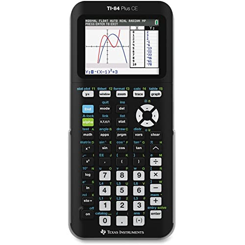 Texas Instruments TI-84 Plus CE Color Graphing Calculator, Bionic Blue Small | Amazon (US)