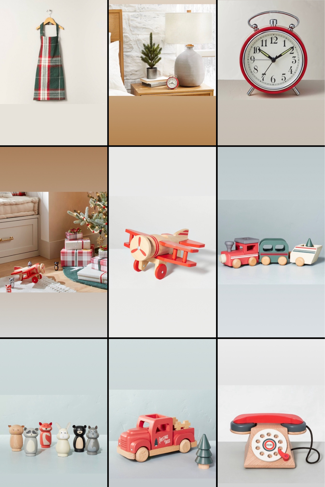 Hearth and hand wood classic toys collection. Christmas gifts for toddlers and kids. Gift guide ideas for children. I got the wooden animal and vehicle sets for my nieces and nephews, as well as my boys. They were a hit! Nathan (4 yo) loves Curious George and has been wanting a vintage style alarm clock for a while. This one is the perfect size! Some items are sold out but you can select the option to be notified when they’re back in stock. Also, follow me for an update if I see something come back in stock! Love these timeless presents 🎄😭 

#LTKGiftGuide #LTKfamily #LTKkids