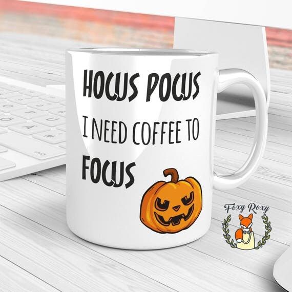 Hocus Pocus Mug | Halloween Mug | Halloween | Coffee Mug | I Need Coffee | Hocus Pocus Coffee | Cera | Etsy (US)