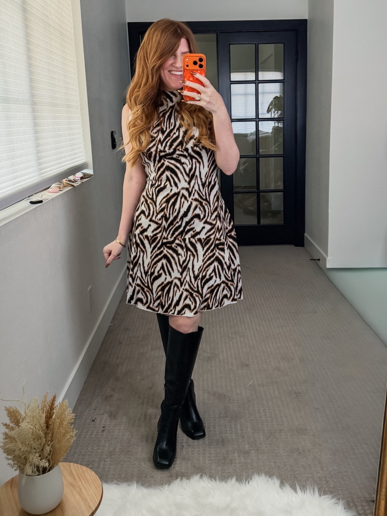 Zebra print sweater dress size small.

#LTKWorkwear #LTKPetite #LTKSeasonal