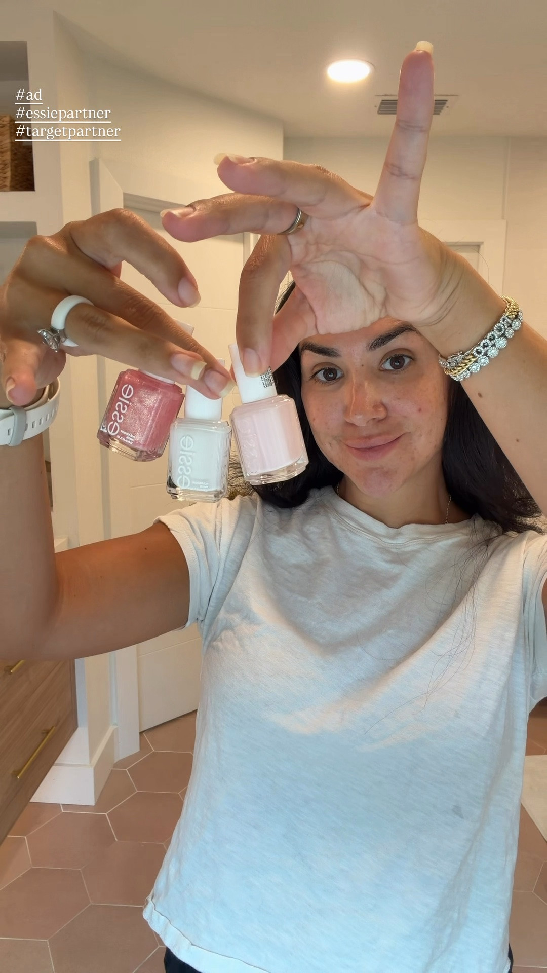 #AD Here’s how I do my nails at home every week thanks to @essie. I always find so many beautiful colors on my @target runs! Comment SHOP and I’ll send you all my favorites #essiepartner #targetpartner #target @shop.ltk #liketkit

#LTKselfcare