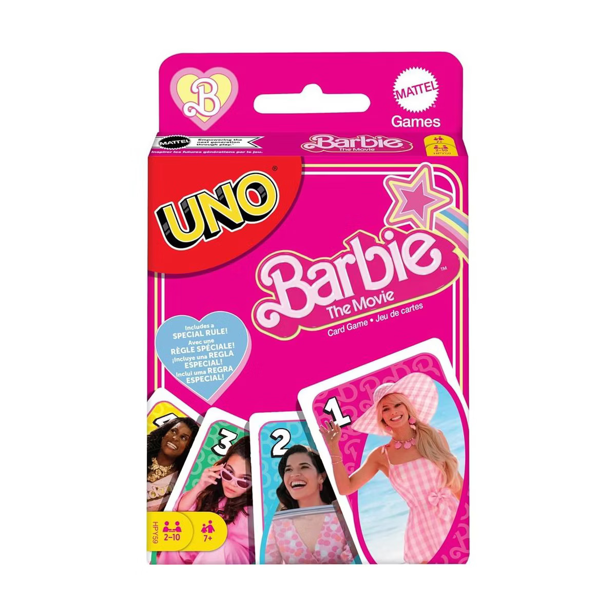 Mattel Games UNO Barbie The Movie Card Game for Kids & Adults Featuring Characters from The Movie... | Target