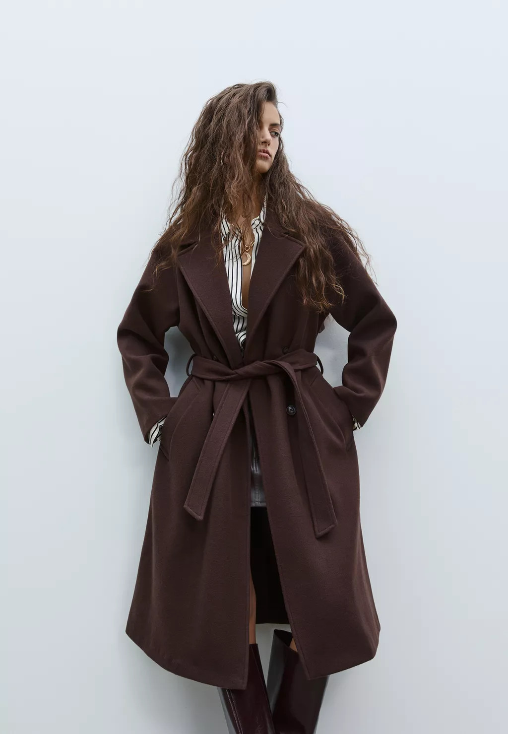 Soft-touch trench coat - Women's Stradimarket | Stradivarius United Kingdom | Stradivarius (UK)