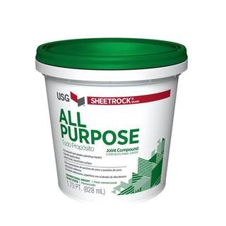 USG Sheetrock Brand 1.75 pt. All Purpose Ready-Mixed Joint Compound 380270 - The Home Depot | The Home Depot