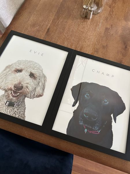I love these custom pet portrait prints I got of the pups! I also snagged these frames from Amazon. Such an affordable home decor idea!
Dog drawings
Wall art
Amazon finds
Etsy buy 


#LTKunder50 #LTKhome