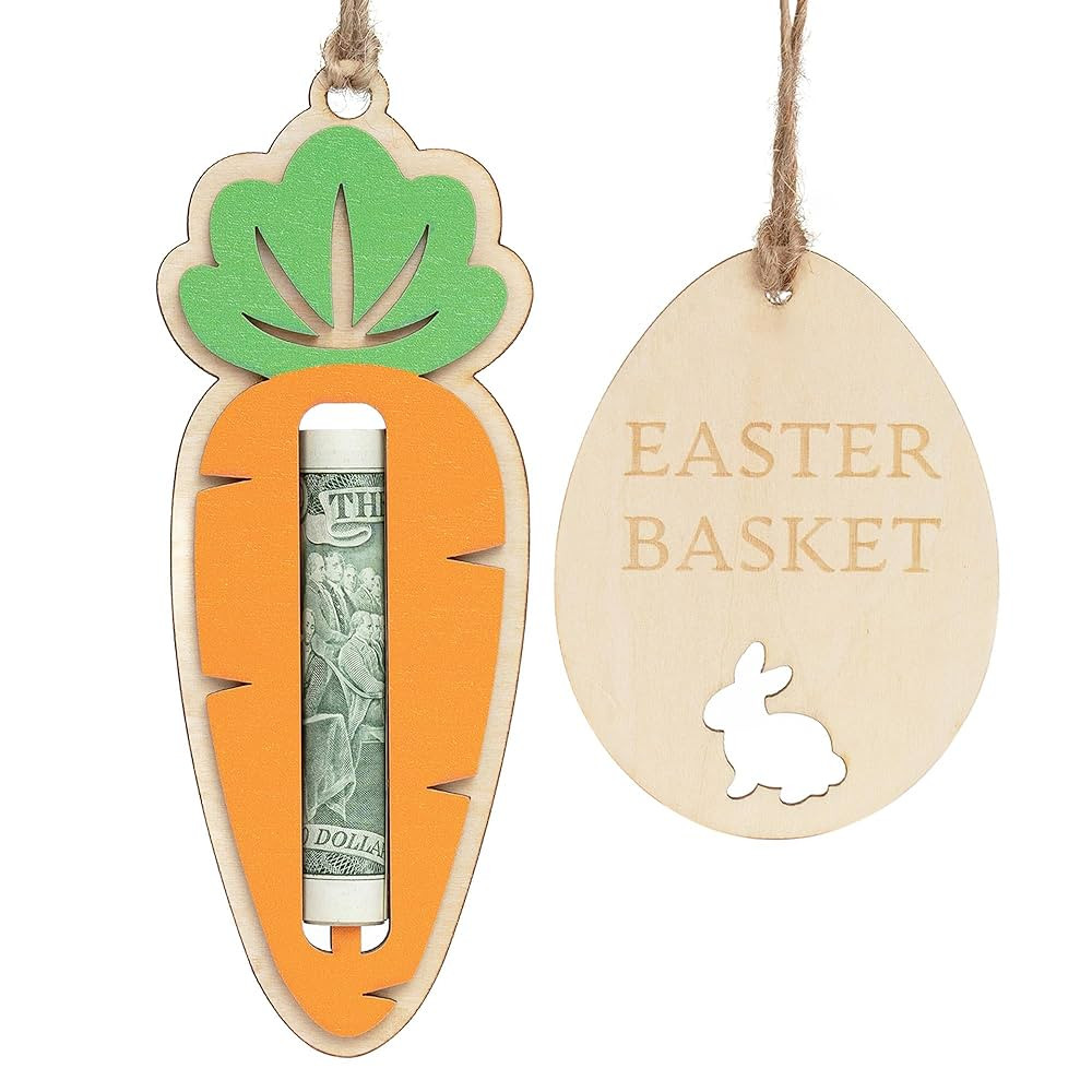 Easter Money Holder For Cash Gift, Easter Gift Card Holder Basket Tag, Basket Stuffers For Toddle... | Amazon (US)