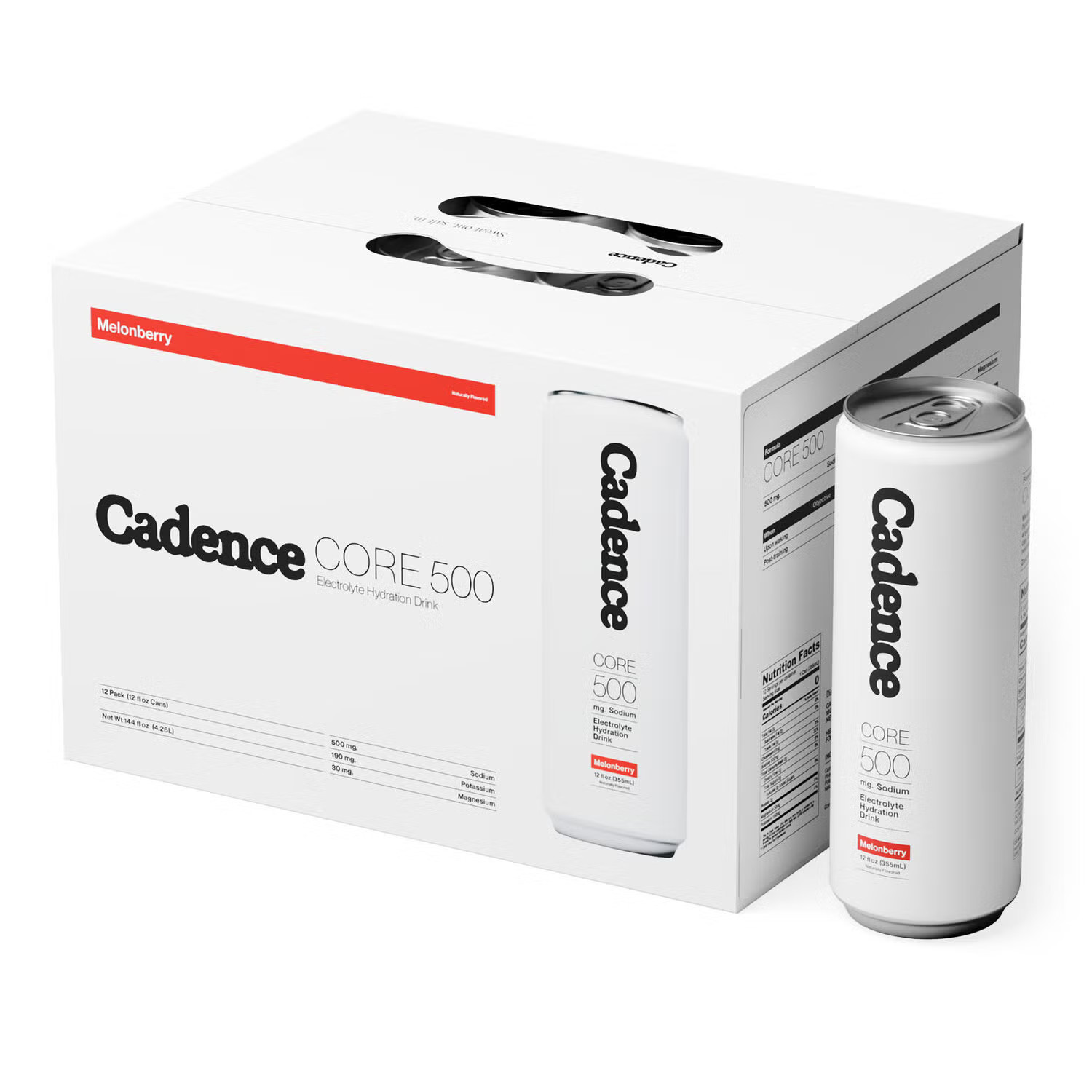 Core Electrolyte Hydration Drink - Melonberry - 12 fl oz (12 Cans) | GNC