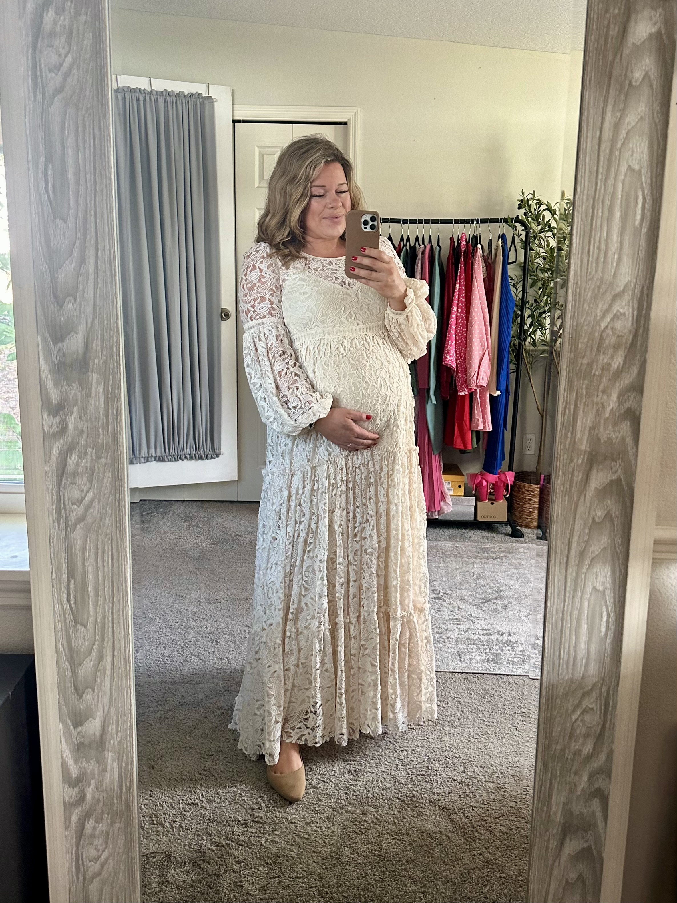 Got this dress from: 
https://www.joyfolie.com/

For my bridal shower 4 years ago and it fits beautifully during maternity and would make a great baby shower dress as well.

I’ve tagged some similar dresses below.

#LTKWedding #LTKStyleTip #LTKBump