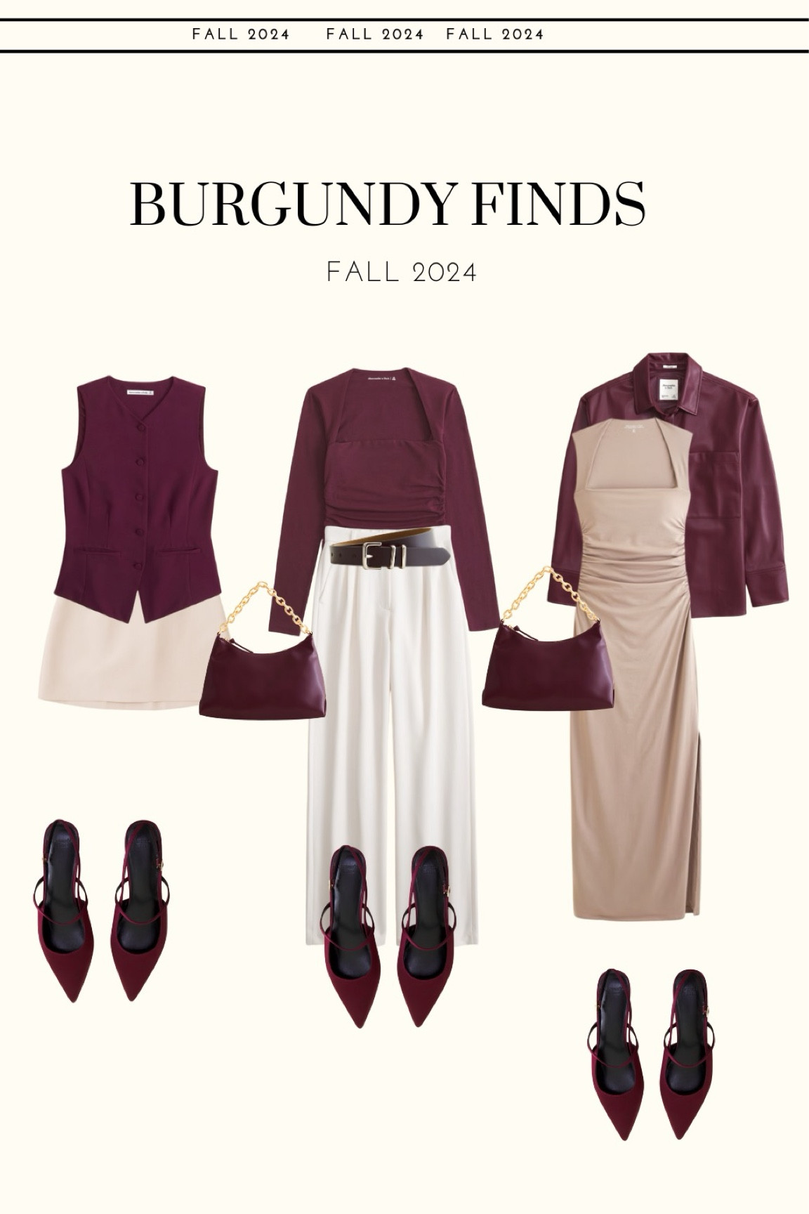 Burgundy finds, perfect for capsule wardrobe! 

#LTKFindsUnder100 #LTKMidsize #LTKSeasonal