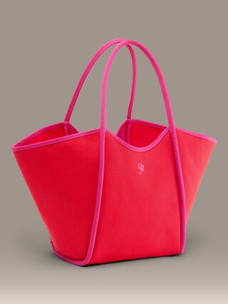 Old Navy x Christopher John Rogers Large Canvas Tote Bag | Old Navy (US)