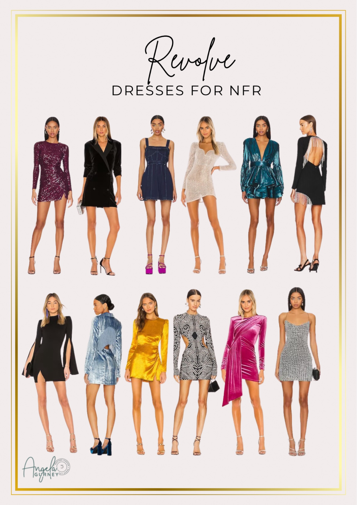 Revolve Fashion - NFR dress ideas - fringe dresses, blazer dress, sparkly dresses, pink night, gold night dress 

NFR 2023, rodeo outfit inspo, western fashion, rodeo style, dresses with boots, holiday dresses 

#LTKHoliday #LTKSeasonal #LTKstyletip