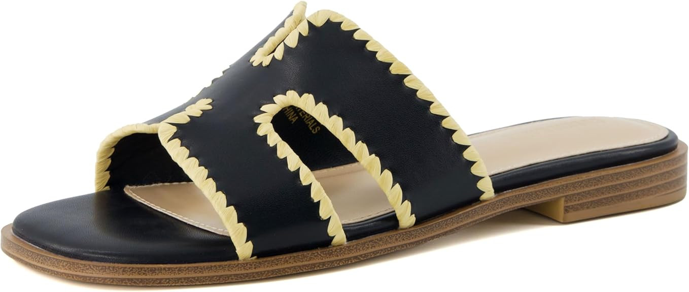 CUSHIONAIRE Women's Voyage slide sandal +Memory Foam, Wide Widths Available | Amazon (US)