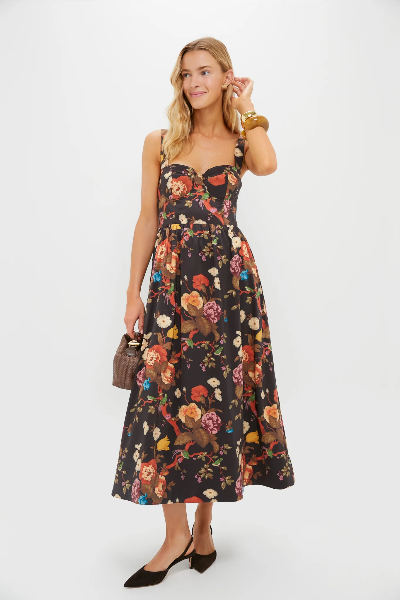 Baroque Floral Maria Dress | Tuckernuck (US)