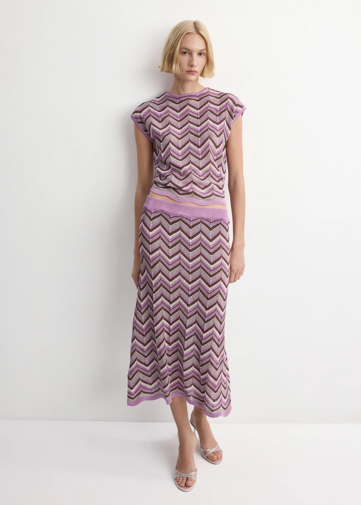 Printed knit top | Mango (US/MX/AU)