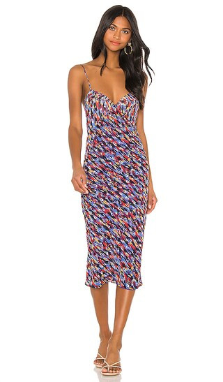 X REVOLVE Gemma Dress in Blue Multi | Revolve Clothing (Global)
