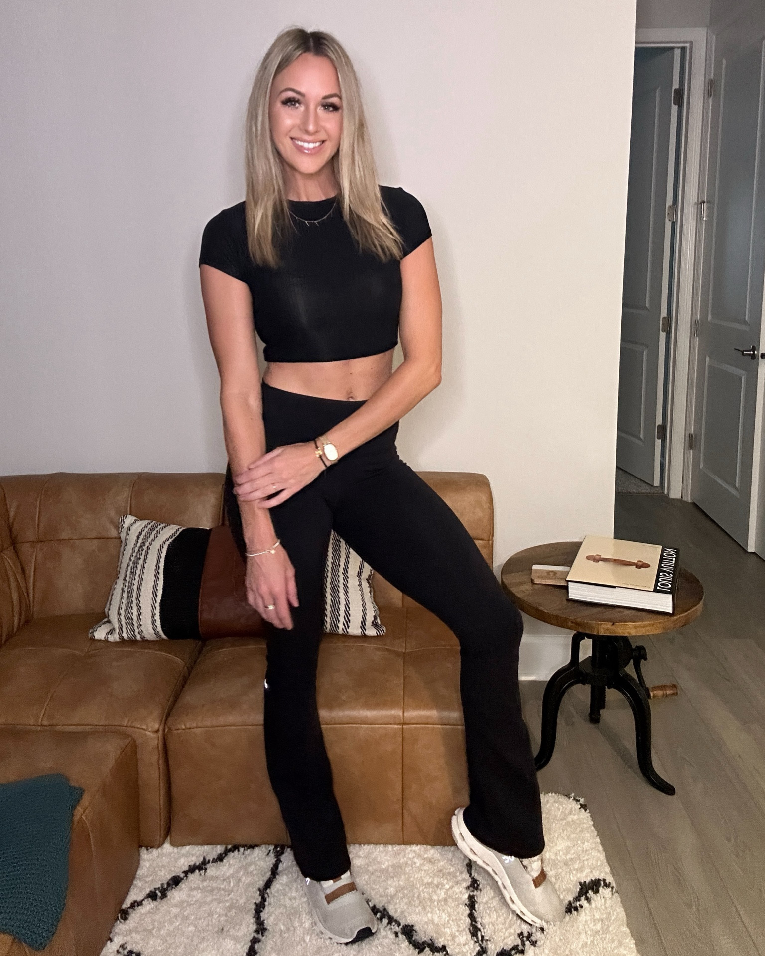 Comfy trendy outfit from Alo with my favorite On Cloud sneakers! 

#LTKfitness #LTKbeauty #LTKstyletip