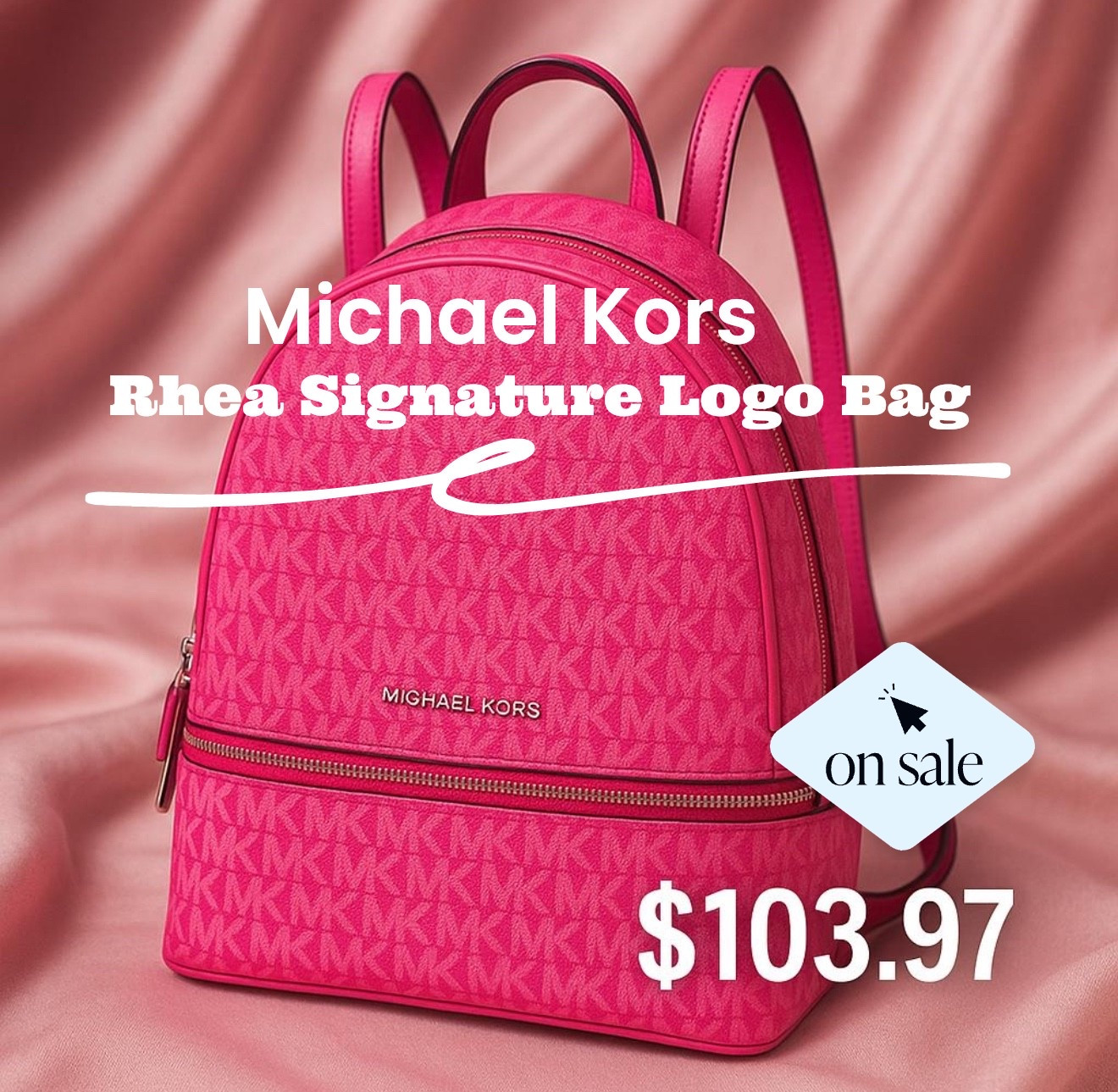 ✨ Obsessed with this Michael Kors Rhea Medium Logo Backpack 💕 The hot pink color is giving total Barbie energy — bold, chic, and so easy to style with jeans or a white dress. It’s the perfect size for everyday essentials and travel, with just the right amount of glam.
💖 Currently on sale for $103.97 — such a steal for a timeless MK piece!
#LTKFind #MichaelKors #LTKStyle #LTKSaleAlert #BackpackGoals #LTKFashion #ChicStyle #PinkAesthetic #LuxuryForLess