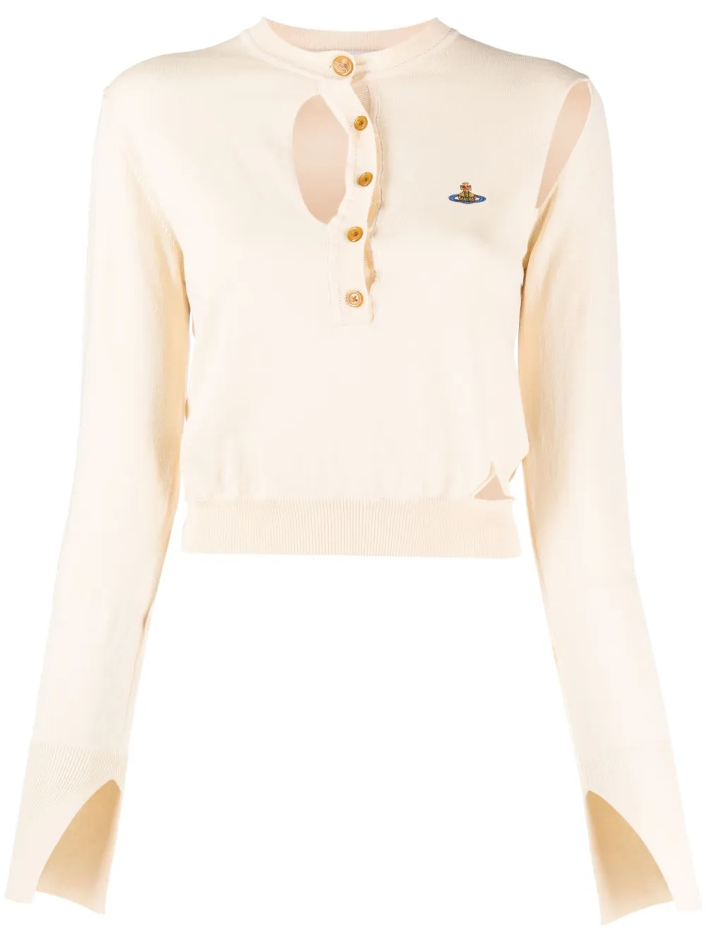 镂空针织上衣 | Farfetch (CN)