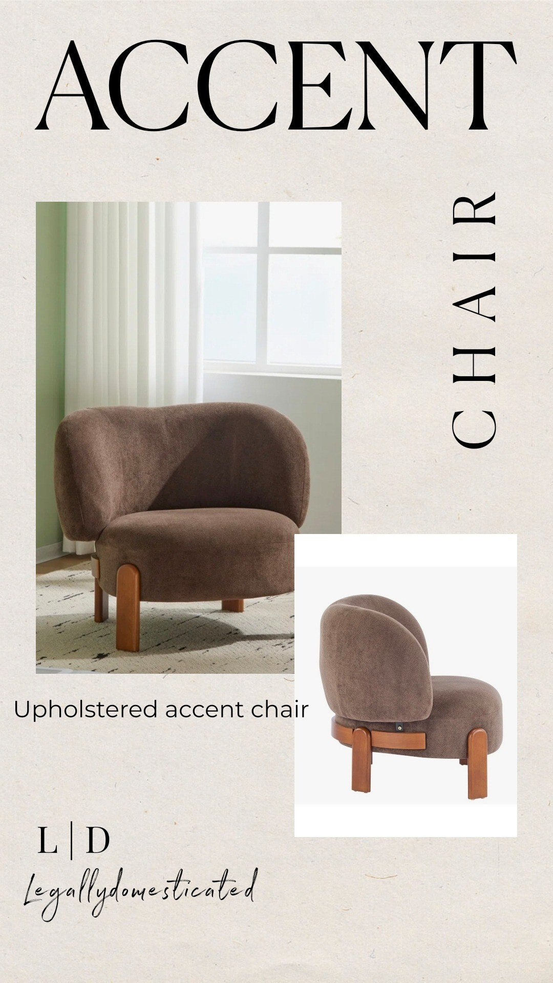 Modern accent chair

#LTKdayinmylife #LTKHome #LTKSaleAlert